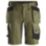 Snickers 6141 Stretch Work Shorts Khaki Green / Black 33" W