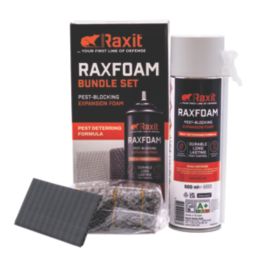 Metex Raxit RaxFoam Insects, Rodents & Small Animals Foam Sealant Set 500ml