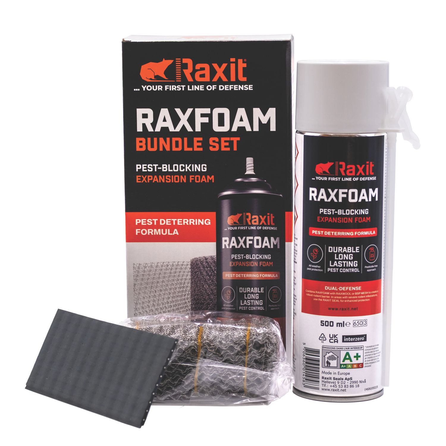 Metex Raxit RaxFoam Insects, Rodents & Small Animals Foam Sealant Set 500ml (842AW)