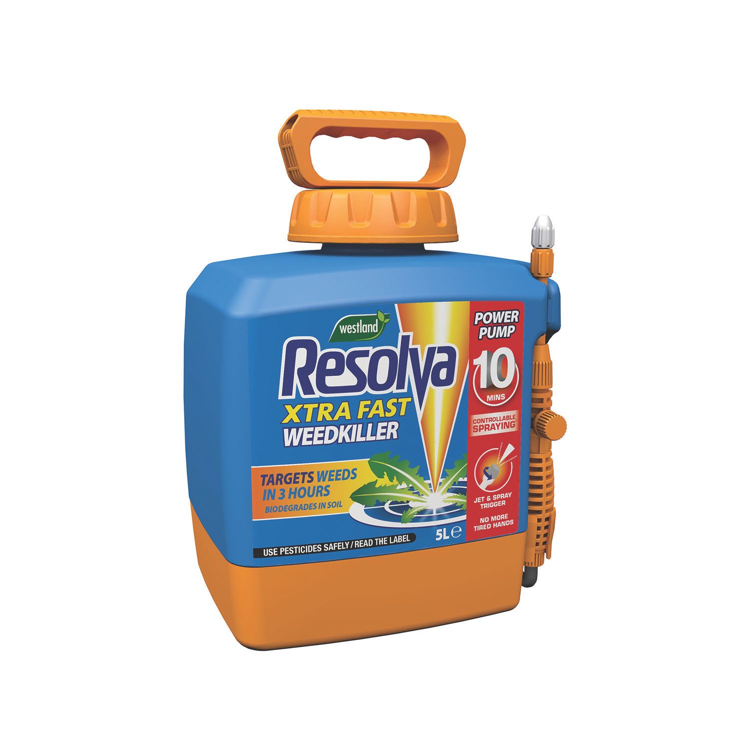 Westland Resolva Xtra Fast Weedkiller 50m² 5Ltr (842CF)