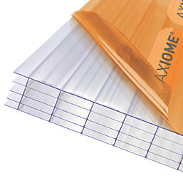 Axiome Fivewall Polycarbonate Sheet Clear 1000mm x 25mm x 3000mm