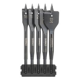 DeWalt Extreme Flat Wood Bit Set 5 Pieces Screwfix