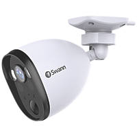 Swann SWIFI-SPOTCAM White Wired or Wireless 1080p Indoor & Outdoor Spotlight Camera with Spotlight with  Sensor