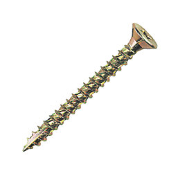 TurboGold  PZ Double-Countersunk  Multipurpose Screws 5mm x 50mm 50 Pack