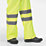 Regatta Pro Hi Vis Packaway Trousers Elasticated Waist Yellow X Large 40" W 32" L