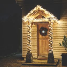 3000 LED Indoor & Outdoor Very Warm White Cluster Christmas Lights