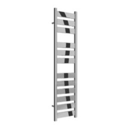 Reina 1200mm x 300mm 1062BTU Chrome Flat Designer Towel Radiator