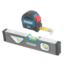 Erbauer  Tape Measure & Torpedo Level Twin Pack