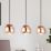 Eglo Rocamar 3-Light Pendant Copper