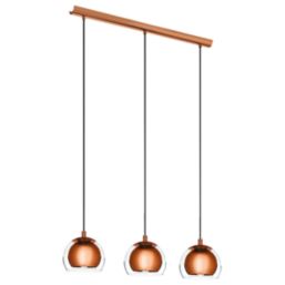 Eglo Rocamar 3-Light Pendant Copper