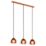 Eglo Rocamar 3-Light Pendant Copper