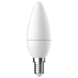 LAP  SES Candle LED Light Bulb 470lm 4.2W 4 Pack