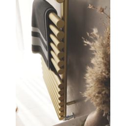 Terma 1360mm x 520mm 2630BTU Brass Flat Designer Towel Radiator