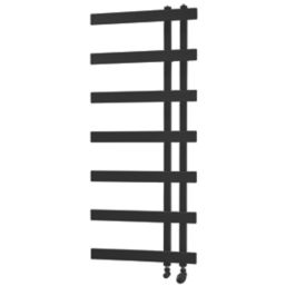 Towelrads 1200mm x 500mm 1945BTU Black Flat Designer Towel Radiator