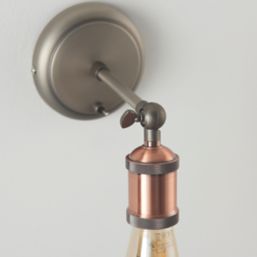 Quay Design Stafford LED Wall Light Aged Pewter 2W 210lm