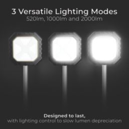 Luceco  Rechargeable LED Telescopic Tripod Worklight 2000lm
