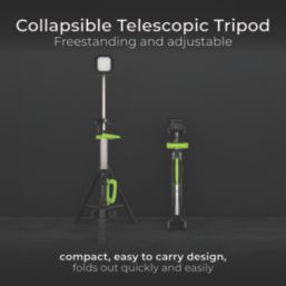 Luceco  Rechargeable LED Telescopic Tripod Worklight 2000lm