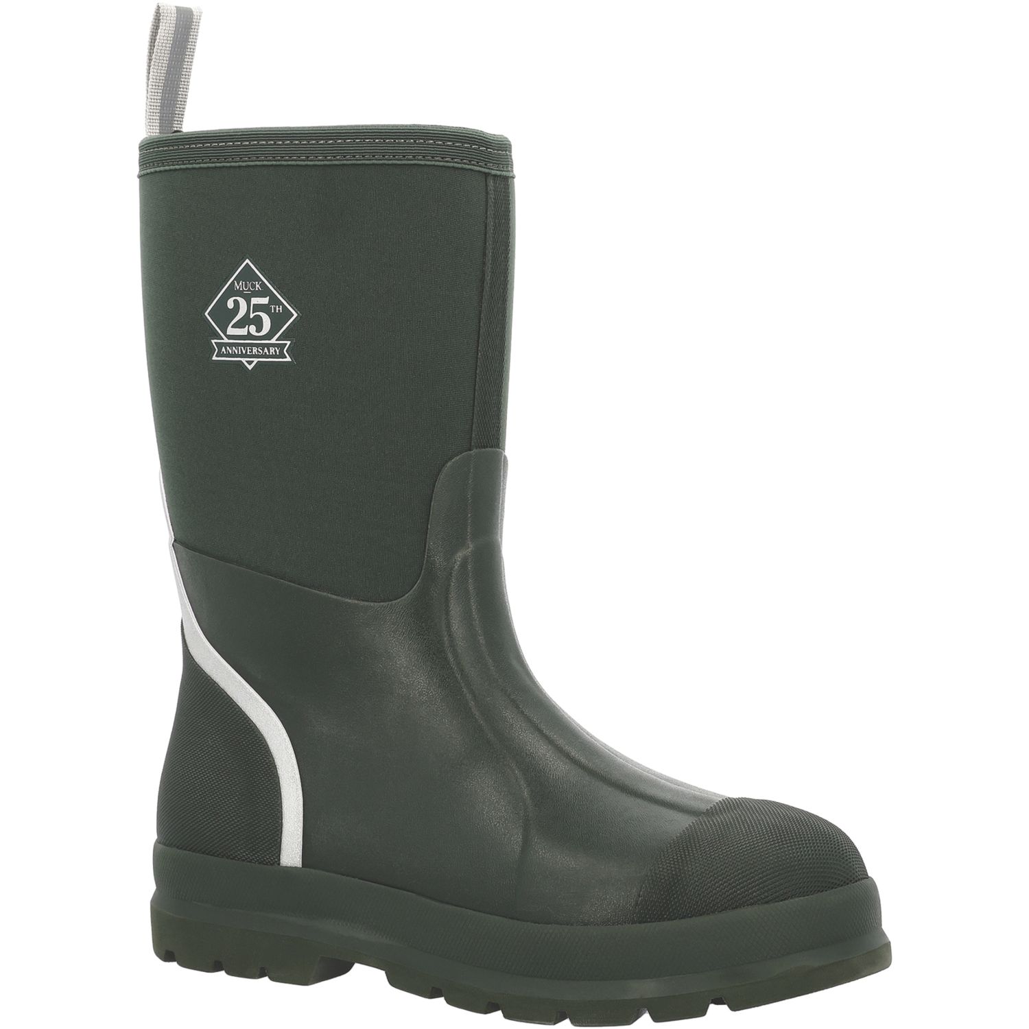 Muck Boots Chore Mid Size 8 Green Non Safety Wellies (842YG)