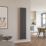 Azur Eclipse 1800mm x 360mm 2505BTU Anthracite Vertical Designer Radiator