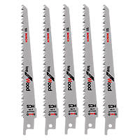Bosch  S644D Construction Wood Reciprocating Saw Blades 150mm 5 Pack