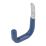 Smith & Locke Mid Duty Anti-Slip Storage Hook Blue 110 x 80mm