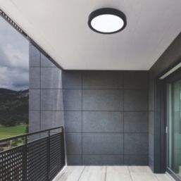 Eglo Argolis 2 Outdoor LED Surface-Mounted Light Black 20.5W 2400lm