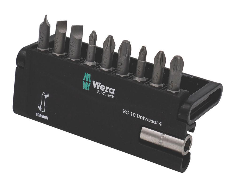Wera Bit-Check 10 Universal 4 1/4
