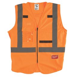 Milwaukee  Hi-Vis Vest Orange Small / Medium 38" Chest