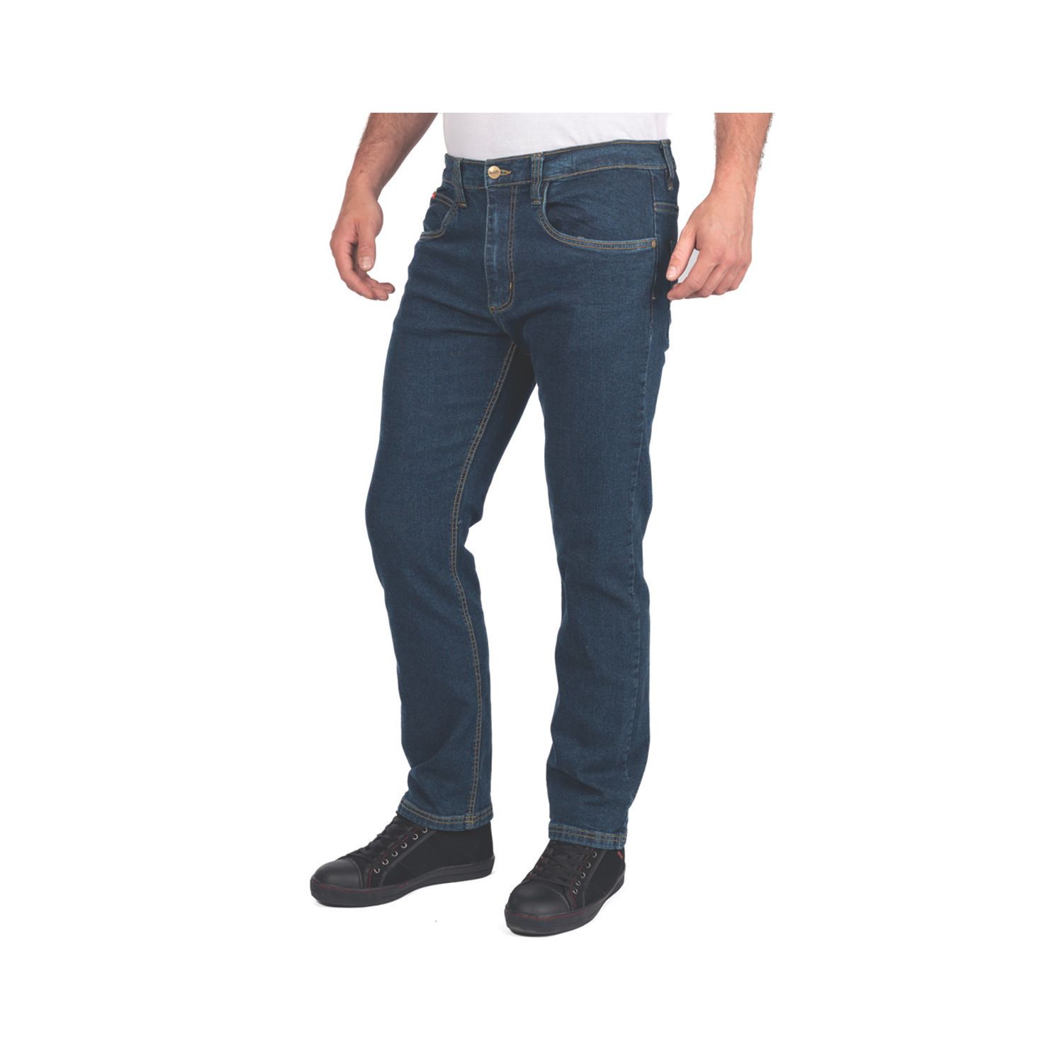 Lee Cooper LCPNT219 Work Jeans Navy 38" W 29" L (843HU)