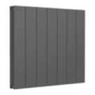 Reina Casina 600mm x 660mm 2462BTU Anthracite Horizontal Aluminium Radiator