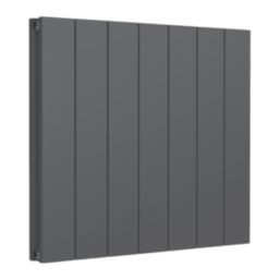 Reina Casina 600mm x 660mm 2462BTU Anthracite Horizontal Aluminium Radiator