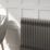 Reina 600mm x 1010mm 4463BTU Raw Metal Horizontal 3 Column Radiator