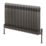 Reina 600mm x 1010mm 4463BTU Raw Metal Horizontal 3 Column Radiator