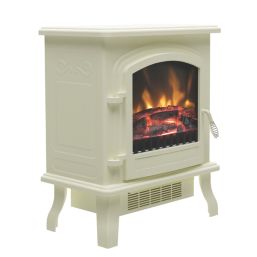 Be Modern Colman Cream Electric Freestanding Stove 445mm x 528mm