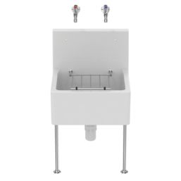 Armitage Shanks Alder Cleaners Sink No Tap Holes 515mm