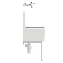 Armitage Shanks Alder Cleaners Sink No Tap Holes 515mm