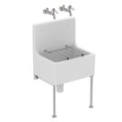 Armitage Shanks Alder Cleaners Sink No Tap Holes 515mm