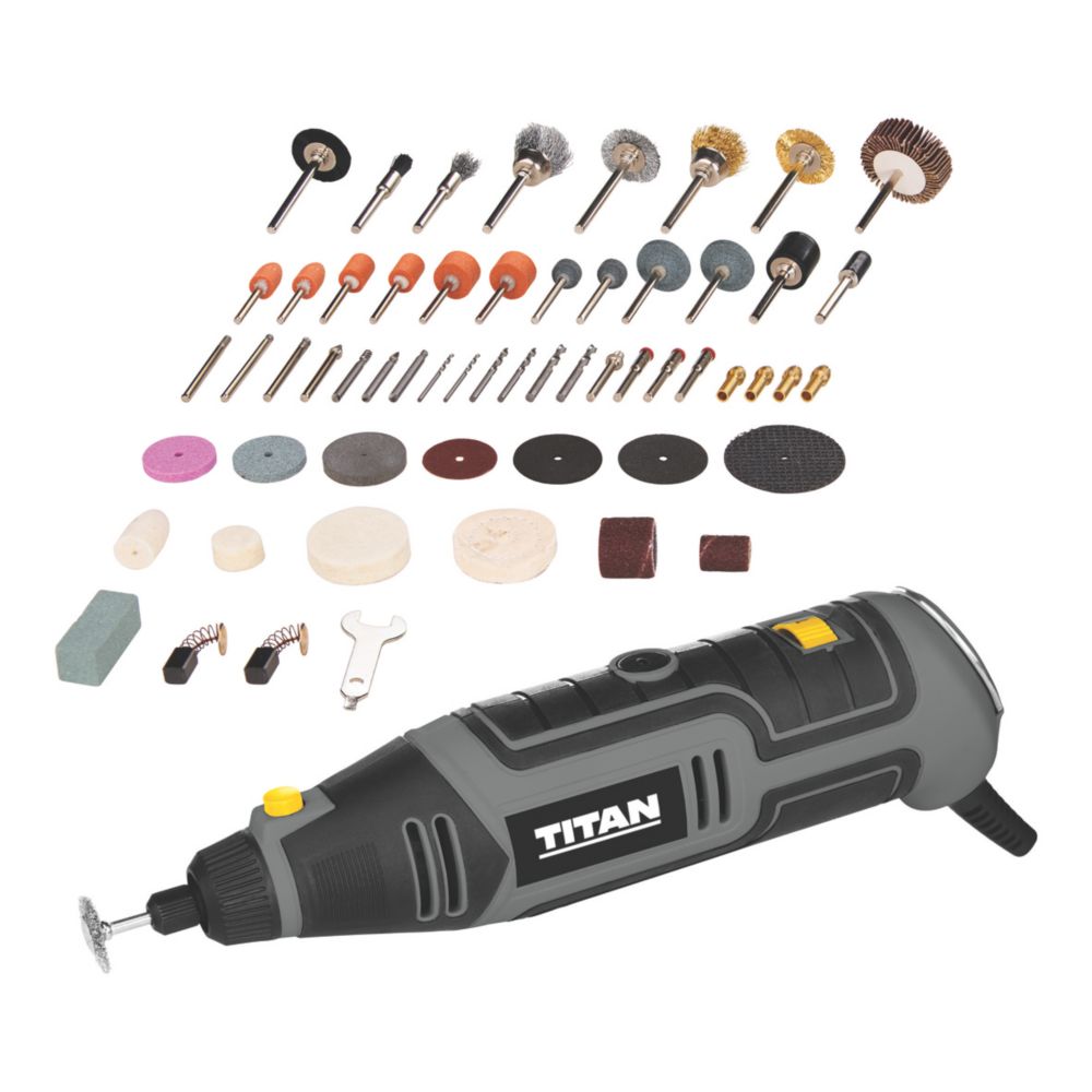 Titan TTB949MLT 130W Electric Multi-Tool & 213 Accessories 230-240V 213 ...