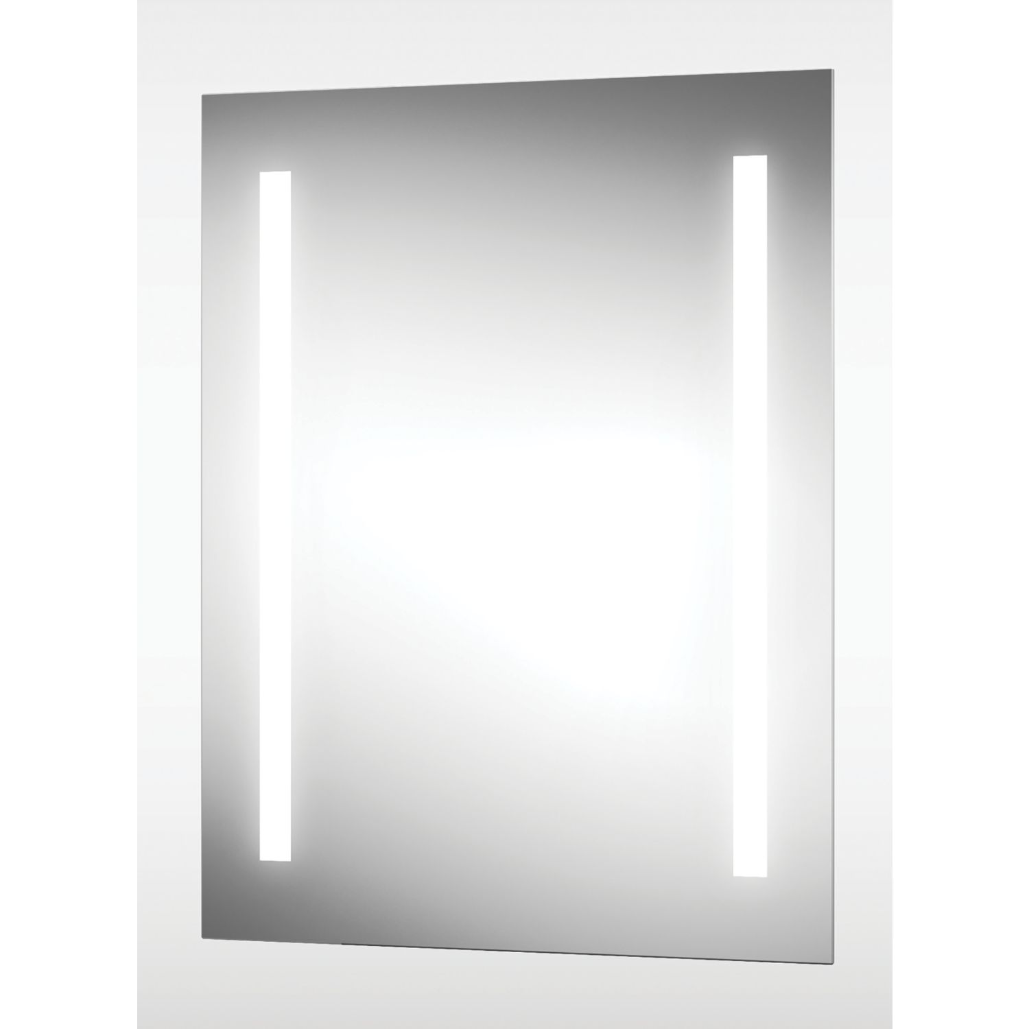 Sensio Ester Plus Rectangular Illuminated Bathroom Mirror With 781lm LED Light 500mm x 650mm (843PL)