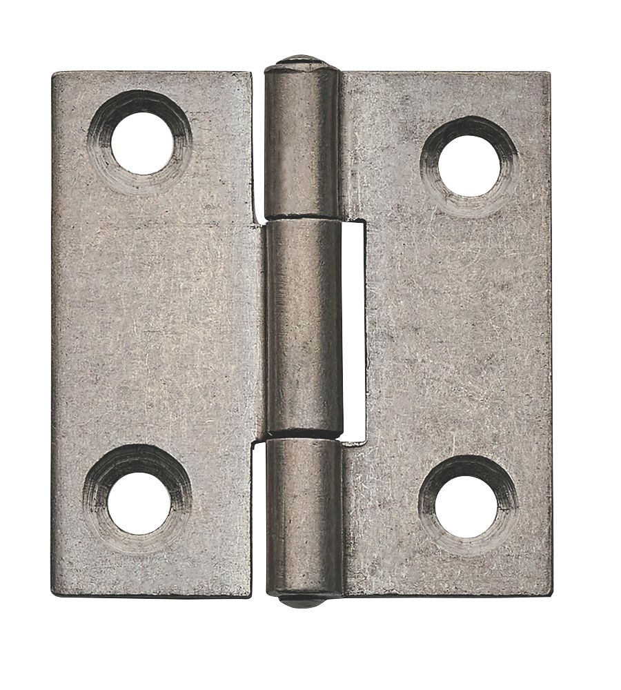 Self-Colour Fixed Pin Butt Hinges 38 x 36mm 2 Pack | Door Hinges ...