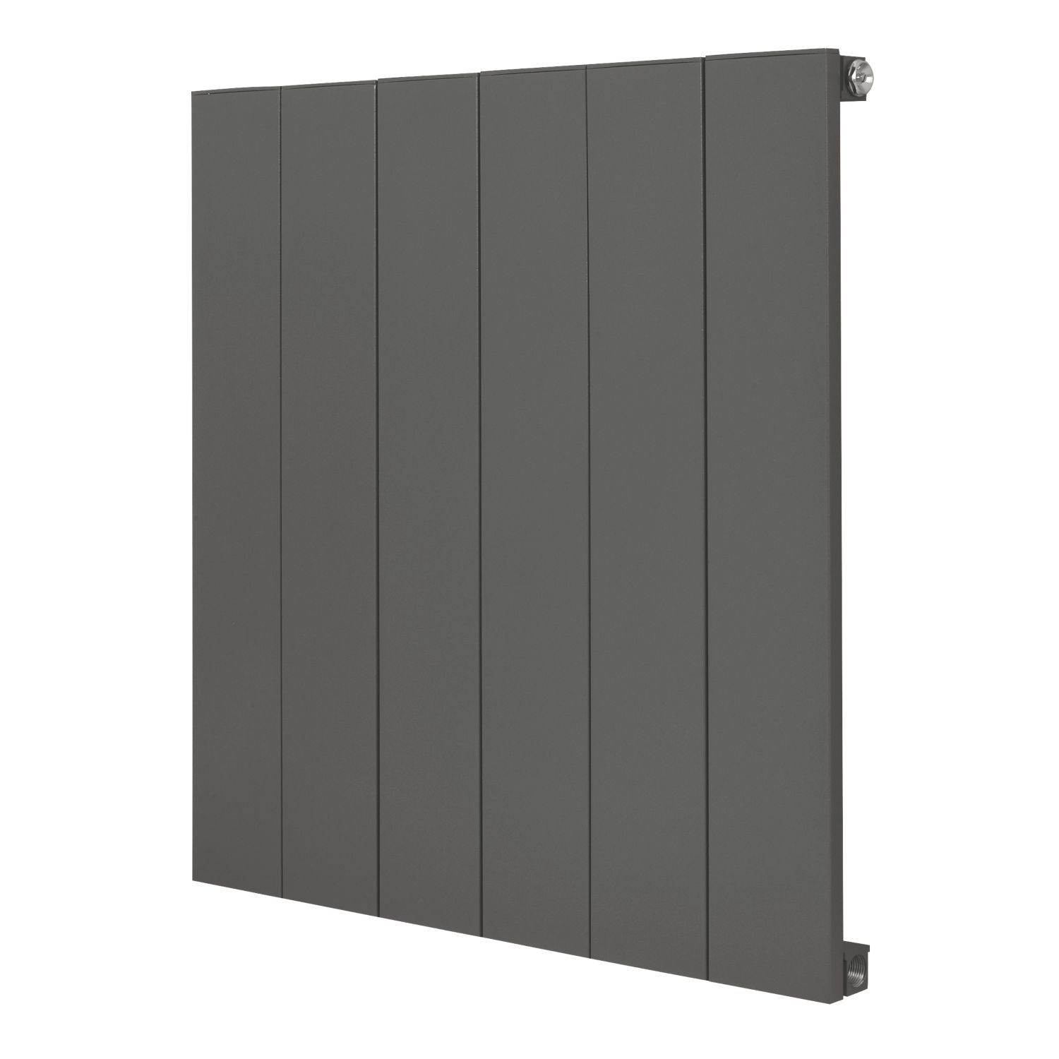 Towelrads Ascot 600mm x 612mm 1487BTU Anthracite Horizontal Designer Radiator (843RY)