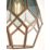 Quay Design Thames Antique Brass Metal & Glass Cage Pendant Shade