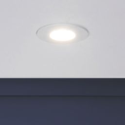 Spa Rhom Fixed  Fire Rated LED Downlights White 8W 900lm 4 Pack