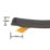 Stormguard  EPDM Rubber P Weatherstrip Black 100m