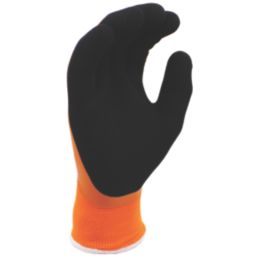 MCR Safety HydraTherm General Handling Gloves Orange/Black Large 1 Pair