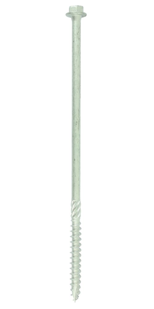 Timco 8200INH Hex Socket Thread-Cutting Timber Screws 8mm x 200mm 10 Pack