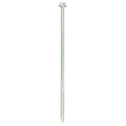 Timco 8200INH Hex Socket Thread-Cutting Timber Screws 8mm x 200mm 10 Pack