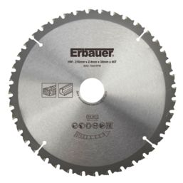 Erbauer  Aluminium TCT Saw Blade 216mm x 30mm 40T