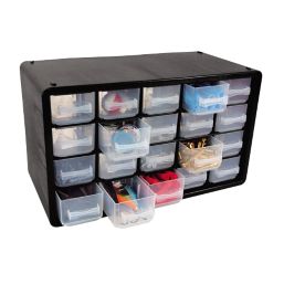 Plastic Hardware Parts Drawer Storage Box Screws Nails Case Cabinet Rack  Tools Components Organizer Building Blocks