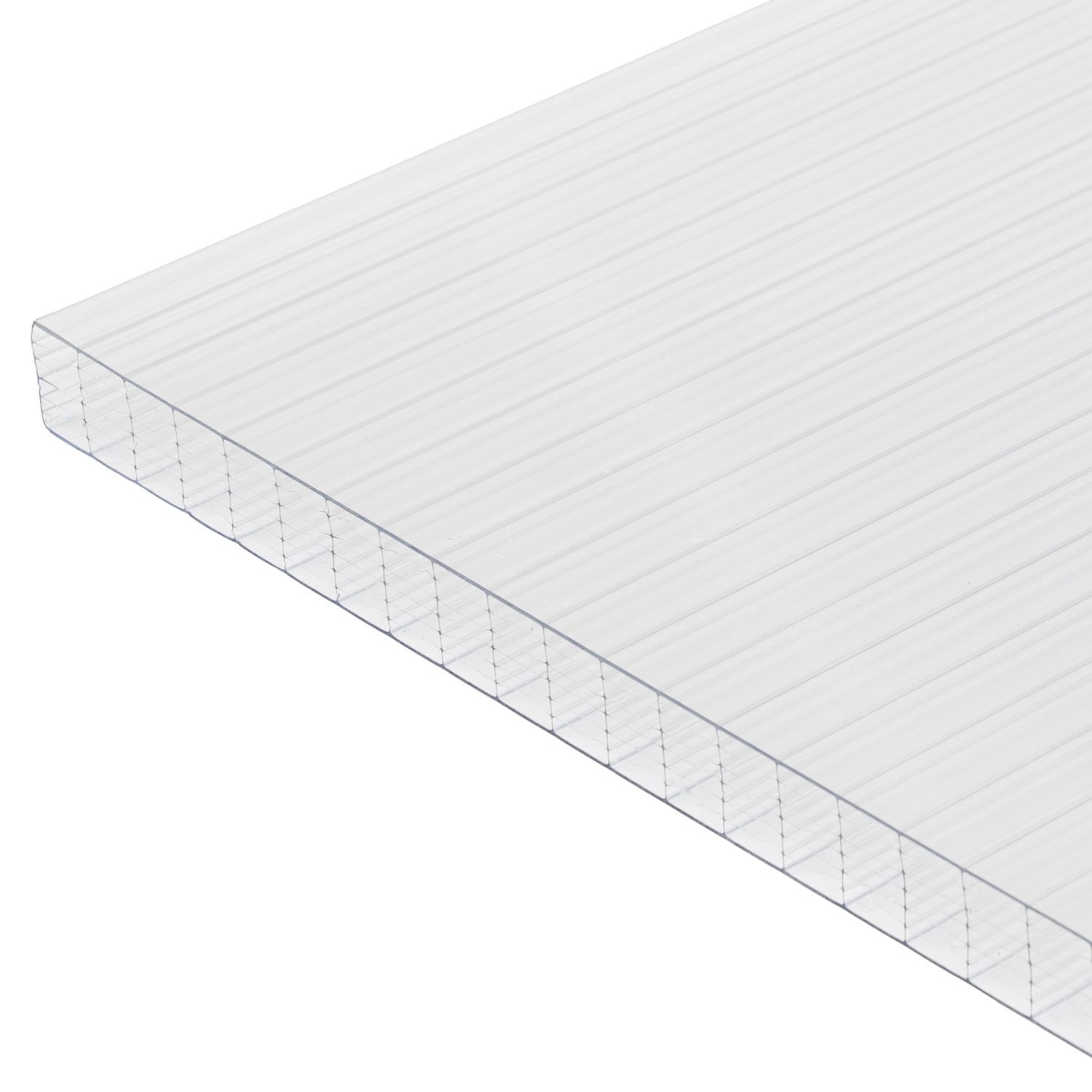 Radmat Building Materials Triplewall Polycarbonate Sheet Clear 1000mm x 25mm x 3000mm (844CY)
